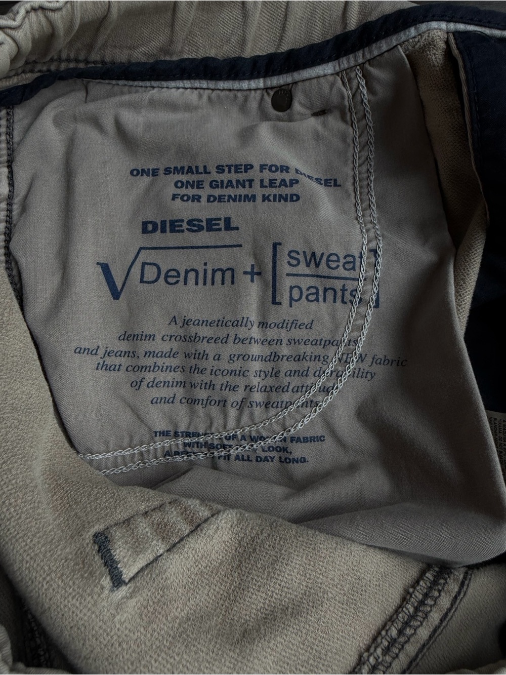 Diesel Slim Drawstring Pants - Picture 5 of 5